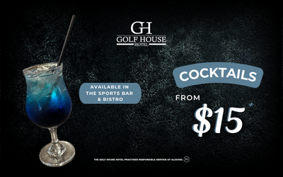 Enjoy Cocktails from $15 this Weekend!
